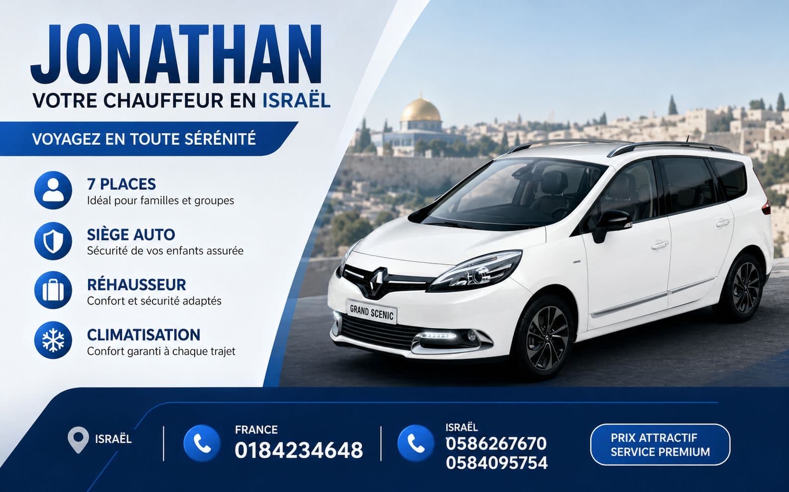 Flyer de présentation — Jonathan Cohen